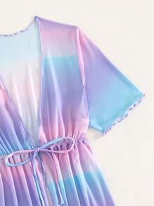 Swim Vcay Teenager Mädchen Kimono mit Farbverlauf Muster, Tunnelzug,