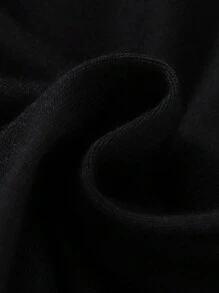 1pc Cute Gradient Color Letter Slogan Pattern Long Sleeve Romper For Baby Girls