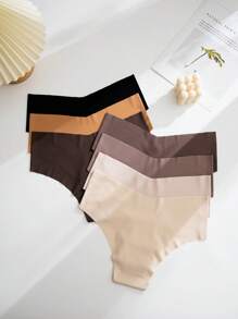 7pack Solid Simple Brief - Multicolor - View 3