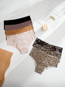 7pack Cut Out Detail Panty - Multicolor - View 6