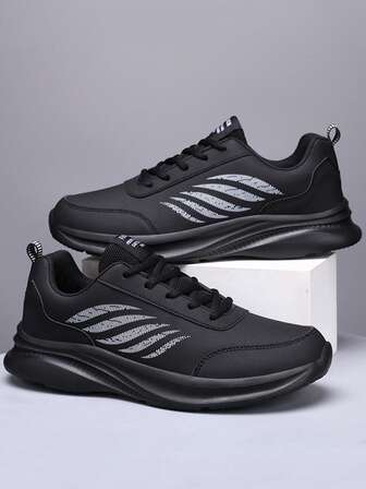 時尚簡單設計運動跑步鞋適合男士,休閒穿戴