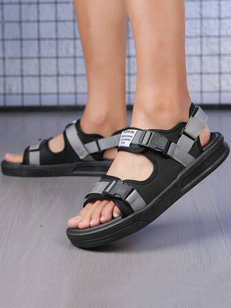 男士夏天戶外透氣休閒時尚流行涼鞋