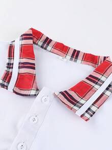 Nam In kẻ sọc Áo polo - trắng - Xem 4
