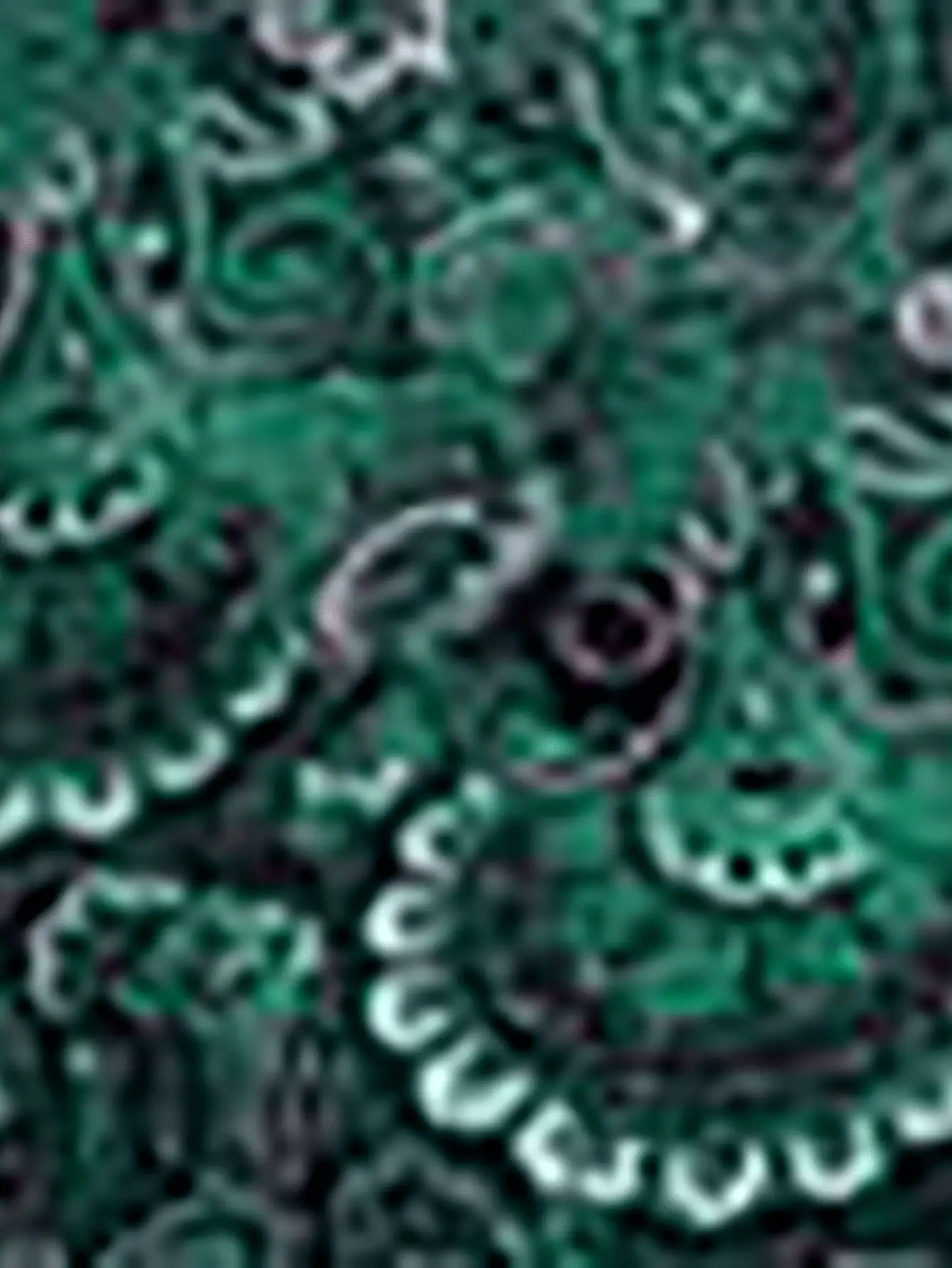 Men Floral Print Button Up Shirt - Dark Green - View 4
