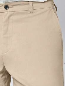 Manfinity NiteLyfe Men Slant Pocket Bermuda Shorts - Apricot - View 4