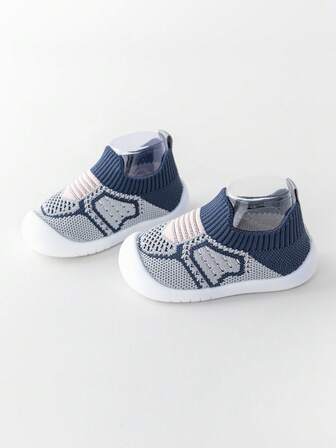 1pair Girls' Fashionable Printed Style Flat Sneakers Suitable For Spring And Summer Seasons