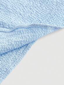 SHEIN MOD Plus Tie Front Puff Sleeve Dress,Graduation Dress,Birthday Dresses For Women