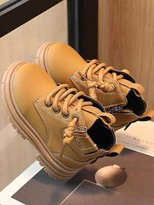 Botas de moda, cómodo exterior para niños - Amarillo - Ver 2