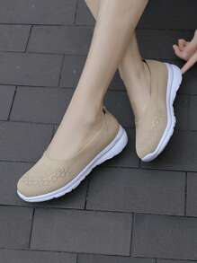 Quý cô & Đúng mốt Chống trượt Ngoài trời Giày thể thao - Màu Khaki - Xem 1