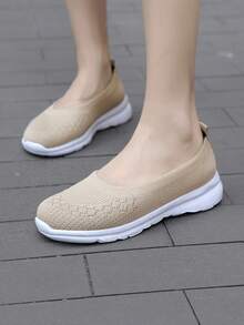 Quý cô & Đúng mốt Chống trượt Ngoài trời Giày thể thao - Màu Khaki - Xem 3