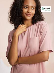 LUVLETTE TENCEL™ 莫代爾洋裝 - 藕粉色 - 查看 3