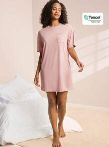 LUVLETTE TENCEL™ 莫代爾洋裝 - 藕粉色 - 查看 6