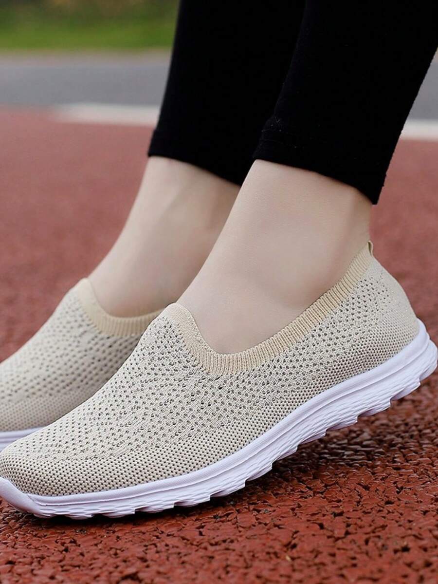 Talla grande Zapatos de mujeres súper ligero casual - Albaricoque - Ver 1