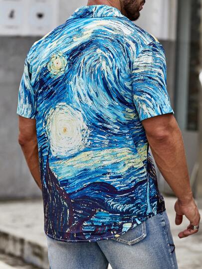 Guys Allover Print Shirt