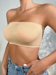 Bügelloser BH mit Einfarbig
