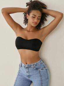 Solid Wireless Bra