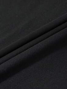 SHEIN LUNE 愛心圖案T恤 - 黑色 - 查看 3