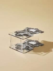 ROMWE Academia 1pc Skull Design Acrylic Pen Holder - Multicolor - View 3