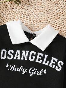 Baby Girls' Simple And Stylish Sweatshirt And Skirt Set, Suitable In Spring And Autumn, For Christmas - Multicolor - View 3