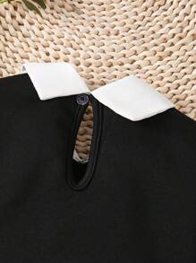 Baby Girls' Simple And Stylish Sweatshirt And Skirt Set, Suitable In Spring And Autumn, For Christmas - Multicolor - View 4