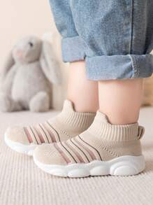 1pair Solid Color Fashionable Unisex Flat Sneakers, Suitable For Spring And Summer - Mustard Yellow - View 3