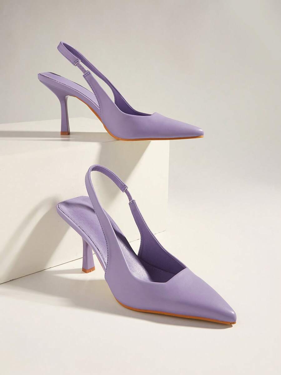 Pointed Toe Dây đeo mắt cá chân Gót nhọn Với Gầy Cao gót Và Mở Giày cao gót