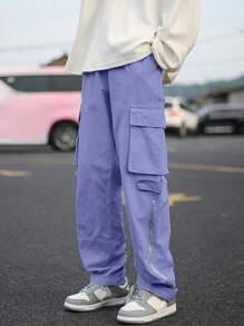 Manfinity Hypemode Quần Nam - Màu tím  Violet - Xem 1