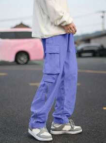 Manfinity Hypemode Quần Nam - Màu tím  Violet - Xem 3