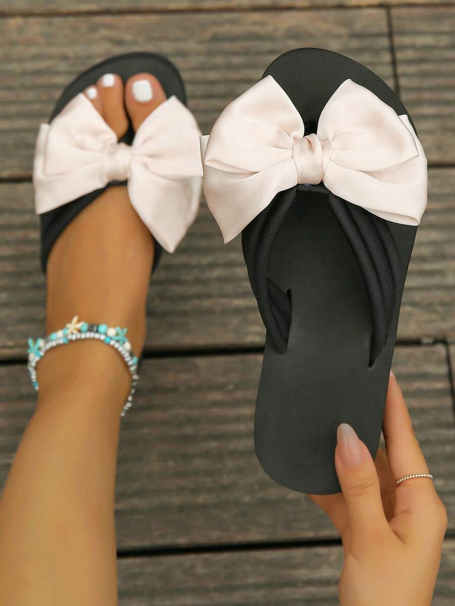 Chanclas de mujeres moda de verano Ropa de calle Sandalias de playa - Rosa - Ver 1
