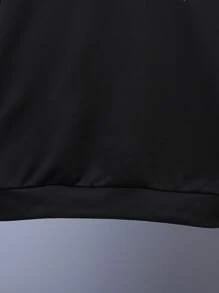 SHEIN 男大童休閒圖案撞色連帽衫和長褲套裝 - 彩色 - 查看 7