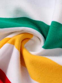 男小童塊狀條紋&卡通圖案T恤