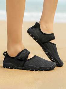 情侶防滑海灘鞋,游泳鞋,涉水鞋,瑜伽鞋 - 黑色 - 查看 5