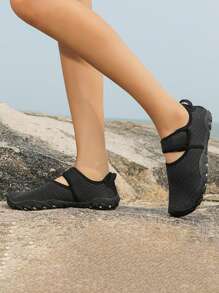 情侶防滑海灘鞋,游泳鞋,涉水鞋,瑜伽鞋 - 黑色 - 查看 6