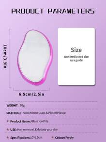 便攜式脫毛器，1入組女士玻璃身體脫毛工具