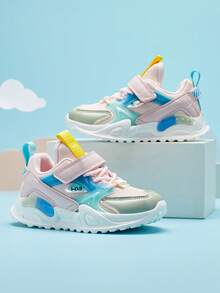 孩子們運動鞋適合女孩,舒服的戶外步行鞋 - 粉色 - 查看 2