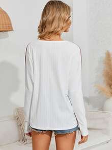 Khối màu tay cánh Áo thun - Nhiều màu - Xem 2