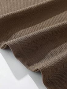 Manfinity Hypemode 男士大码小熊印花T恤 - 棕色 - 查看 3