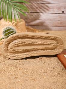 女性塑膠拖鞋,夏天運動涼鞋,海灘,水,旅行,休閒,戶外 - 卡其色 - 查看 7