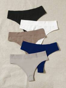 Easithlete 5 piezas Calzoncillos unicolor deportivo - Multicolor - Ver 2
