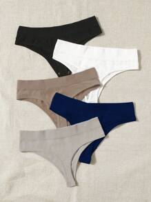 Easithlete 5 piezas Calzoncillos unicolor deportivo - Multicolor - Ver 3