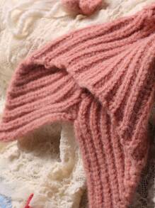 Bébé Fille 3 pièces Set Photographique À Applique Fleurie Queue De Sirène