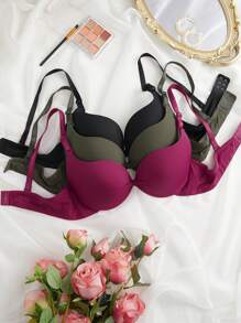 Áo ngực nữ không lưng, chất liệu vải nhiều màu sắc, kiểu dáng thường ngày. - Nhiều màu - Xem 1