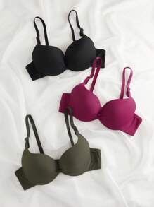 Áo ngực nữ không lưng, chất liệu vải nhiều màu sắc, kiểu dáng thường ngày. - Nhiều màu - Xem 3