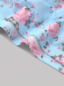 SHEIN MOD In hoa Xù Lưới Ống ngọn - Nhiều màu - Xem 3