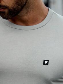 Manfinity Homme 男士字母圖案運動衫 - 灰色 - 查看 6