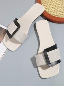 Fashionable & Comfortable Flat Sandals In Two Colors
