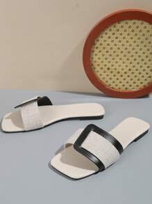 Fashionable & Comfortable Flat Sandals In Two Colors