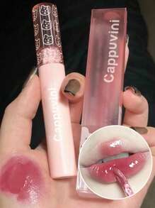 Espejo agua Luz labio hidratante de larga duración Lápiz labial líquido - Sakura Pink - Ver 1