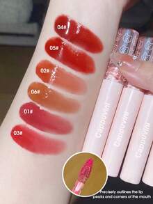 Espejo agua Luz labio hidratante de larga duración Lápiz labial líquido - Sakura Pink - Ver 5