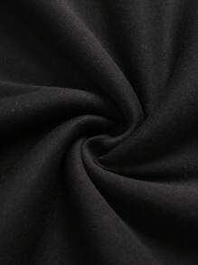 INAWLY Áo nỉ dài tay in hình hoa hướng dương và bướm, thích hợp mặc đi học, tốt nghiệp, làm giáo viên, áo nỉ mùa thu cho nữ. - màu đen - Xem 5